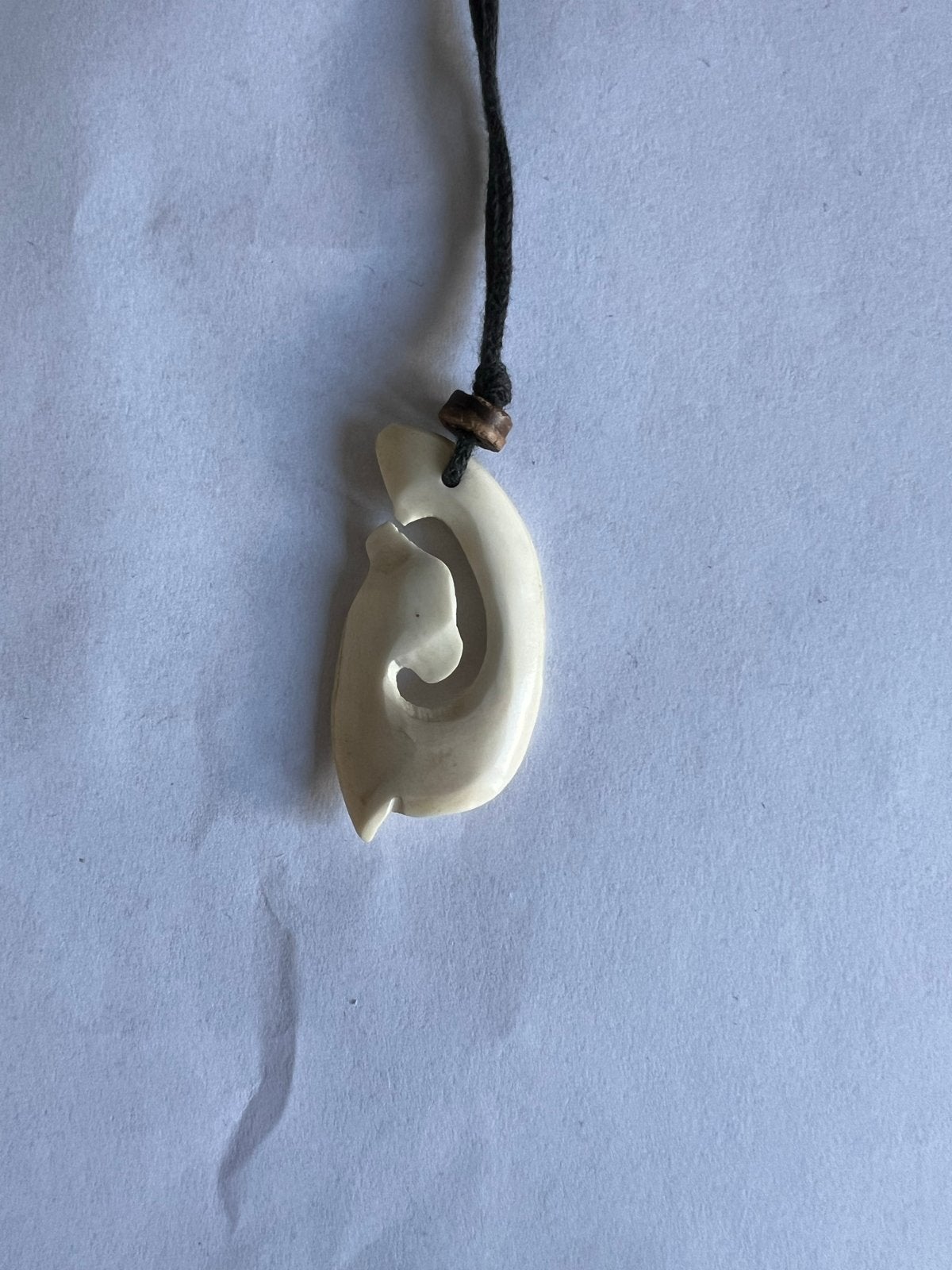 Maori Vishaak Ketting, Verzenden, Beige, Nieuw, Overige materialen