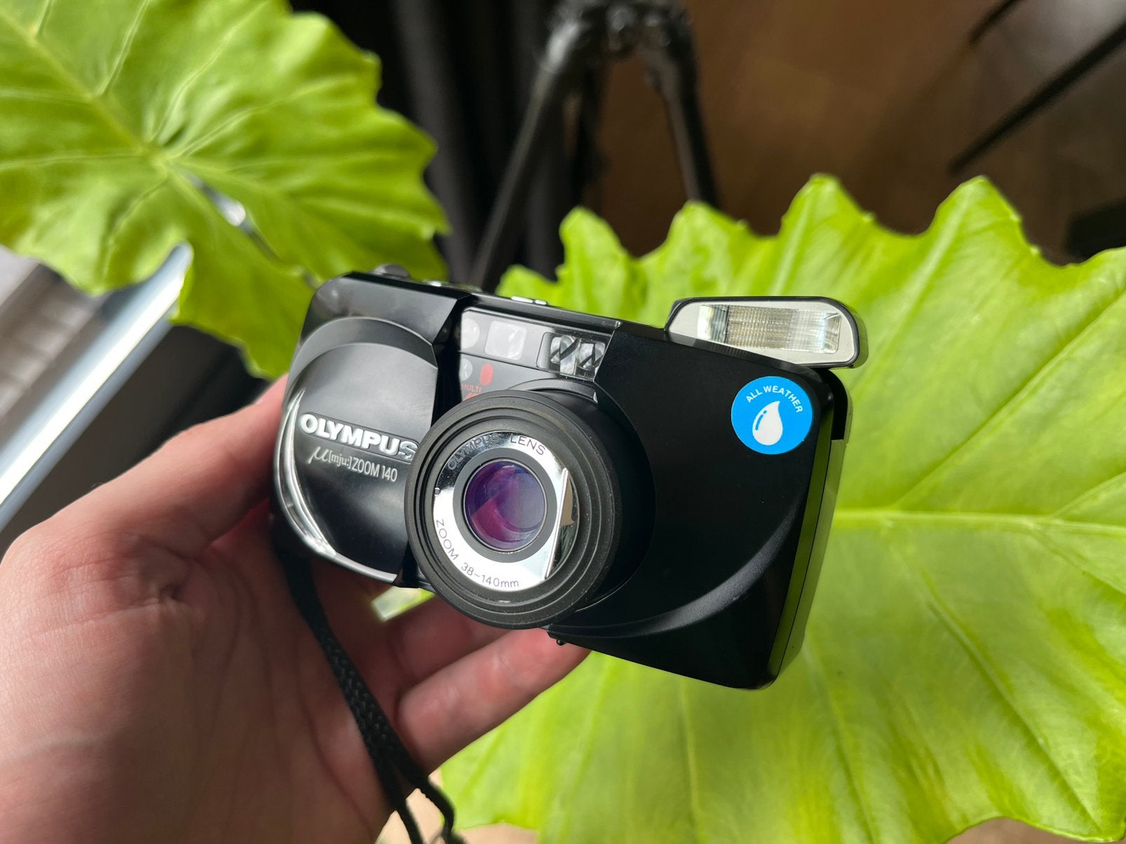 Olympus MJU ZOOM 140, Ophalen of Verzenden, Zo goed als nieuw, Compact, Olympus