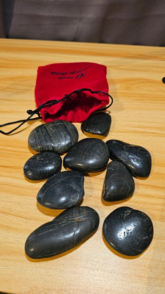 Hot stones massage stenen set, Ophalen of Verzenden, Gebruikt, Hotstone