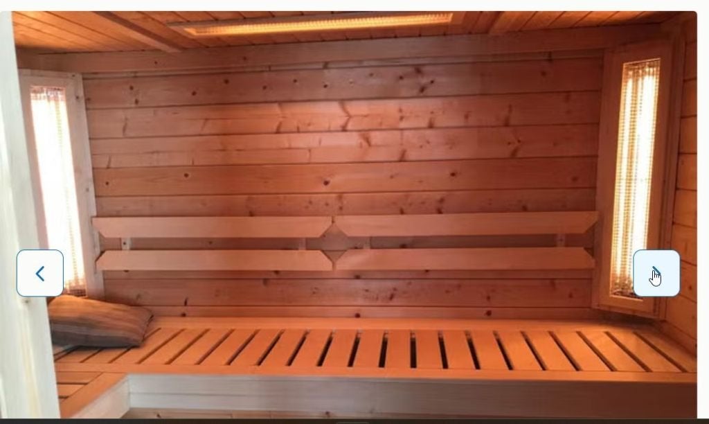 familie sauna extra lange banken plus infrarood lampen, Ophalen, Zo goed als nieuw, Fins of Traditioneel, Complete sauna