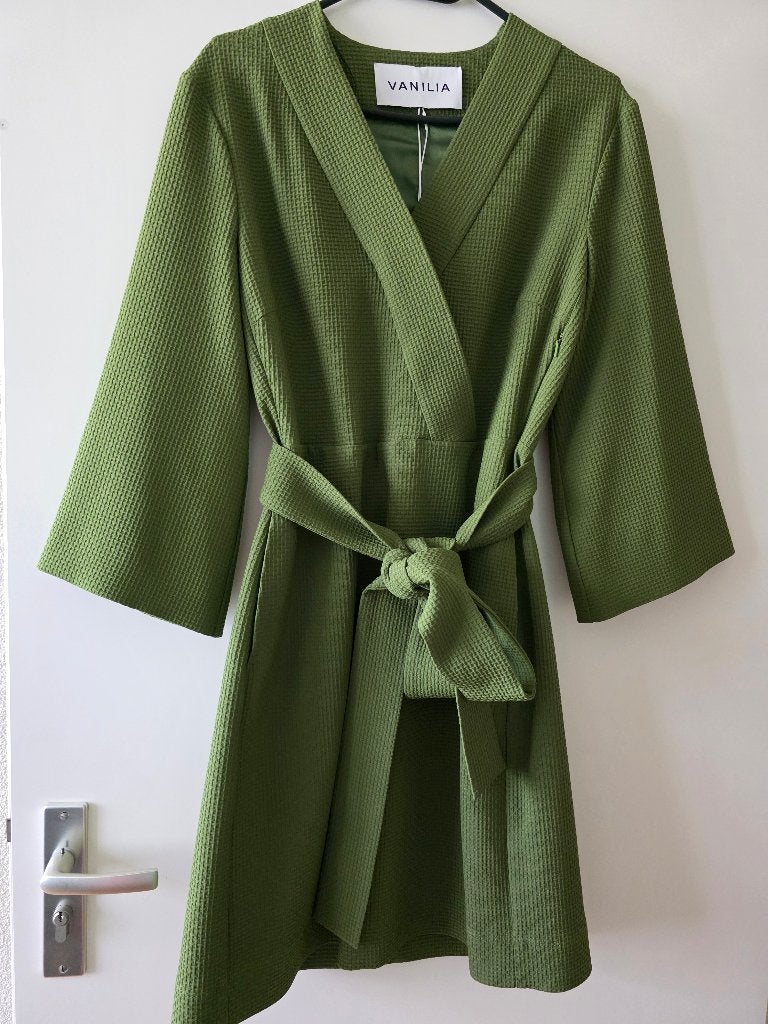 Groene jurk, Vanilia, maat 38, Maat 38/40 (M), Vanilia, Nieuw, Ophalen of Verzenden