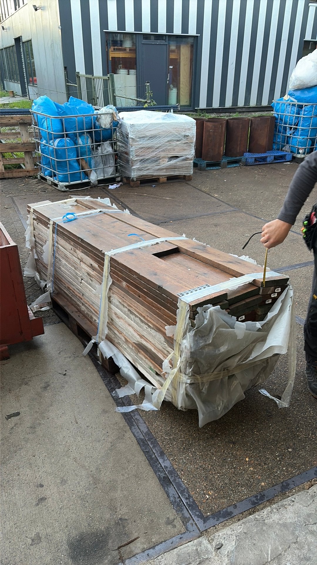 Steigerhouten planken, Ophalen, Minder dan 25 mm, Zo goed als nieuw, Plank