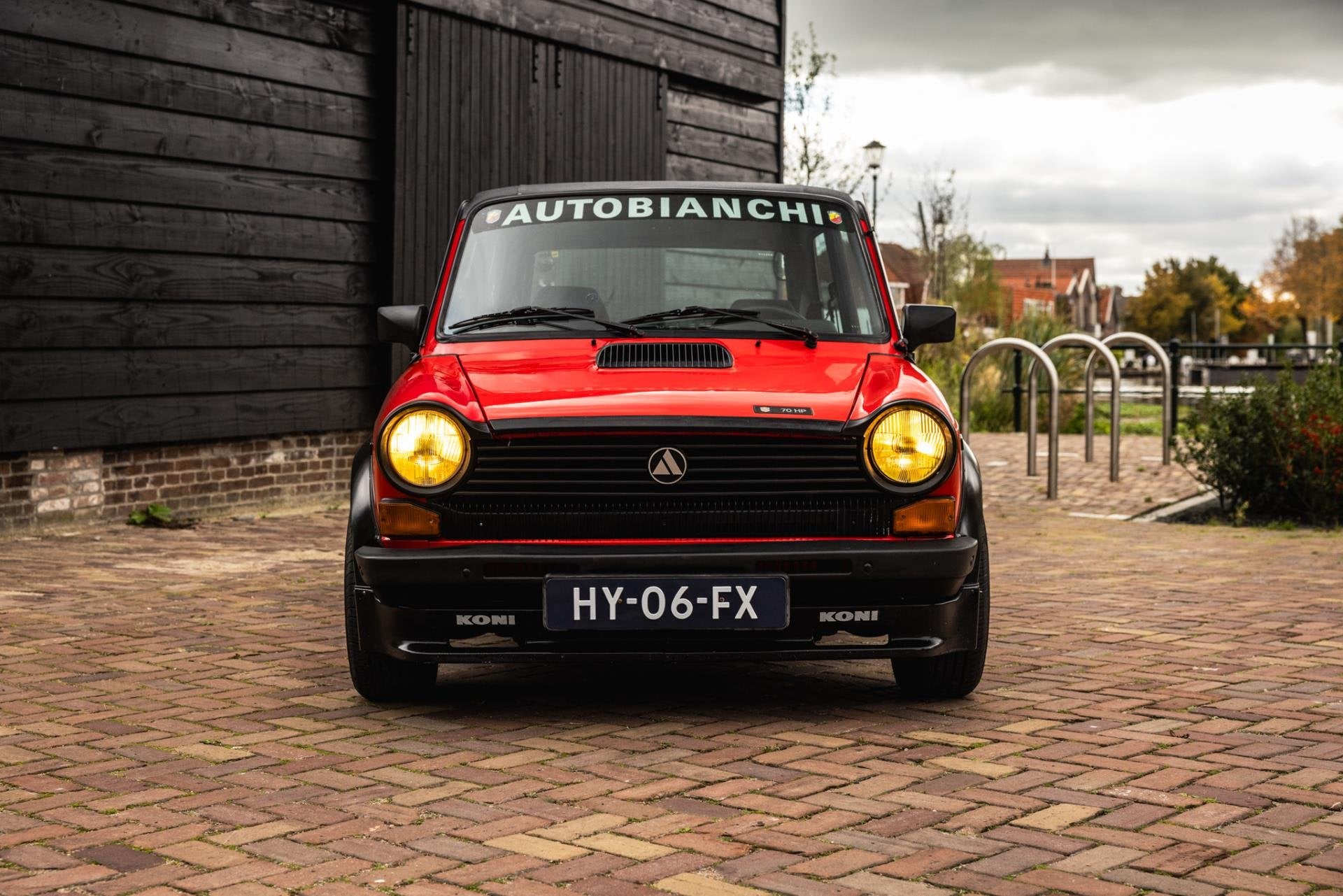 Abarth Autobianchi A112 70HP | Orig NL | Abarth Rosso |, Auto's, Voorwielaandrijving, Gebruikt, Zwart, 4 cilinders