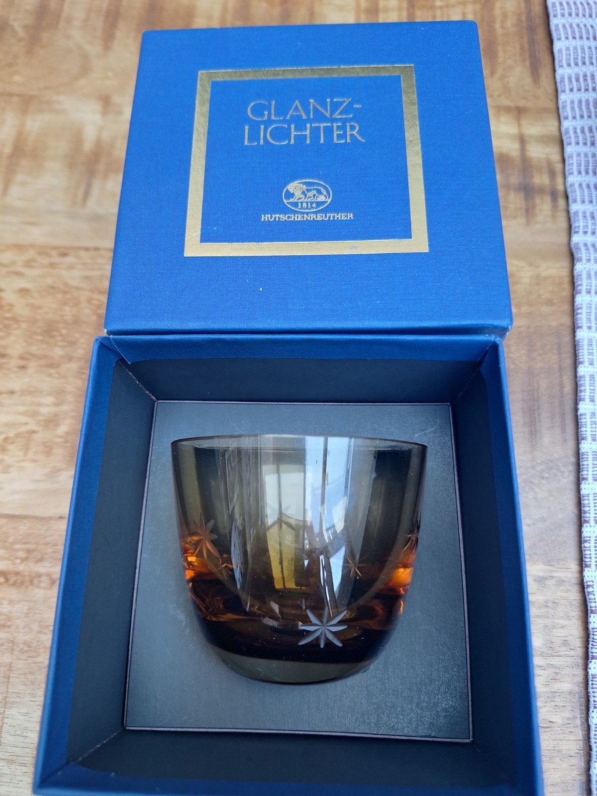 Hutschenreuther Glanzlichter sfeerlicht kristal, Overige merken, Waxinelichthouder, Nieuw, Ophalen of Verzenden