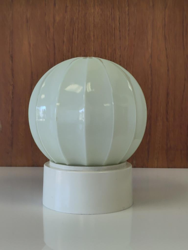Vintage Thabur lampje art deco glazen lamp jaren 30, Gebruikt, ., Art deco jaren 30, Ophalen of Verzenden