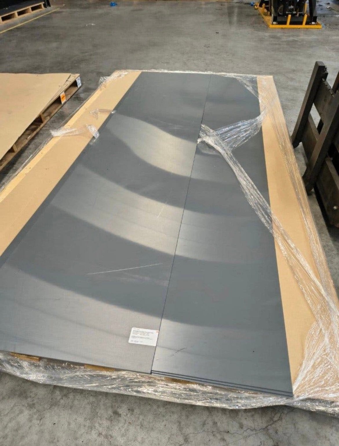 Nieuwe pvc plaat 300x113m 4mm dik, Ophalen, Nieuw