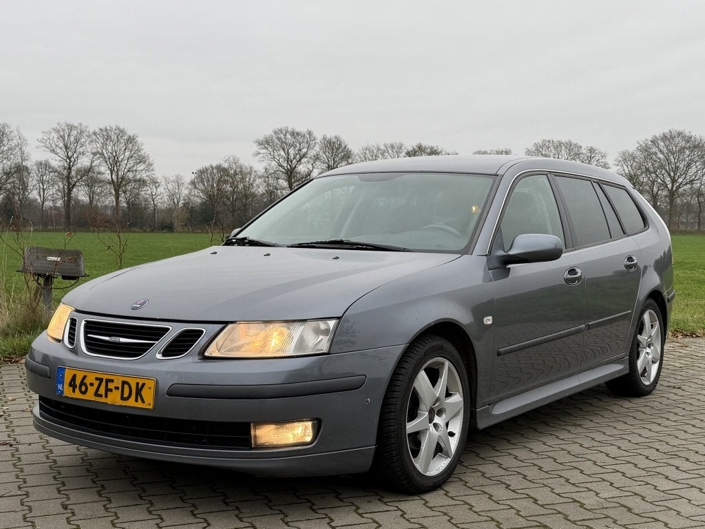 Saab 9-3 Sport Estate 1.9 TID GEEN ROEST, NIEUWE DYNAMO en 1, Auto's, Voorwielaandrijving, Gebruikt, Zwart, 4 cilinders
