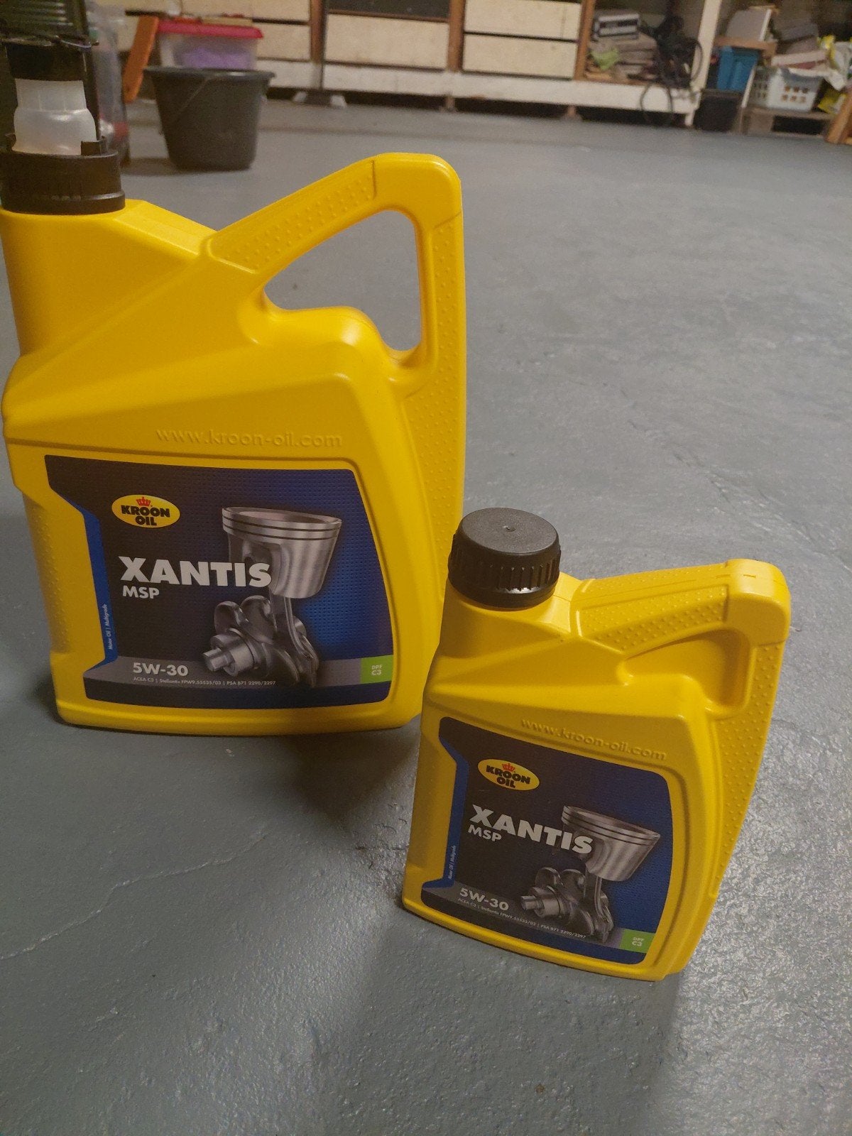 Kroon Oil Xantis MSP 5W-30 motorolie 1L nieuw, 2.5L geopend), Ophalen, Gebruikt