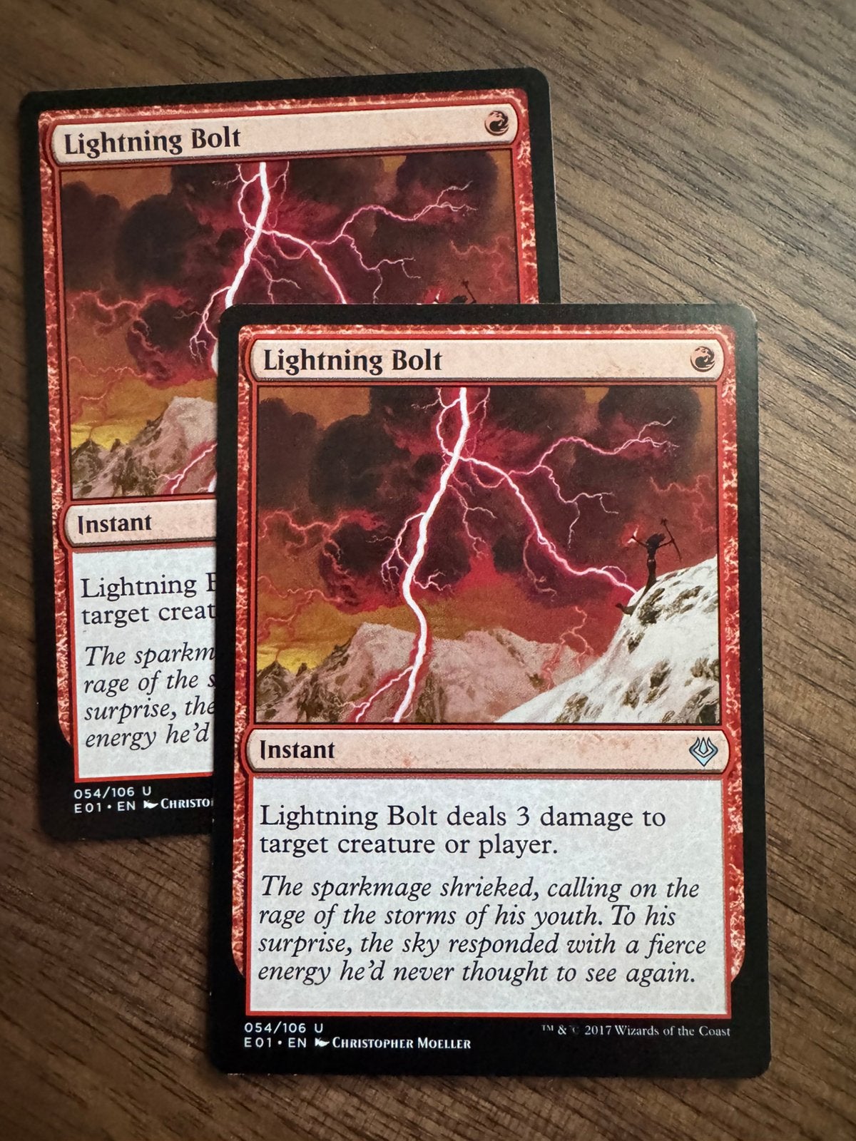2x Lightning Bolt Archenemy: Nicol Bolas, Verzenden, Zo goed als nieuw