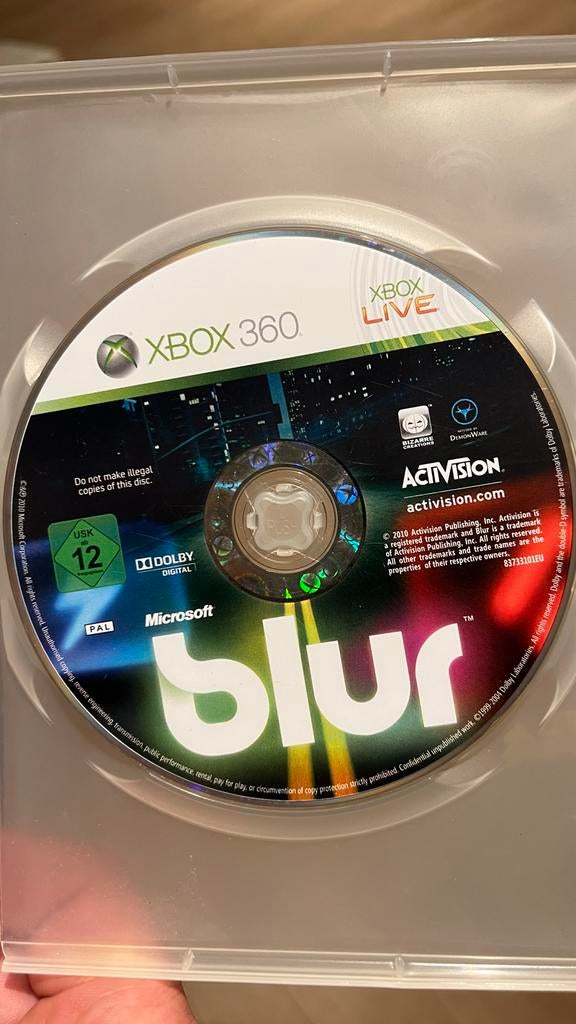 Blur - Xbox 360 (alleen disc), Spelcomputers en Games, Games | Xbox 360, Online, Gebruikt, Racen en Vliegen, Ophalen of Verzenden