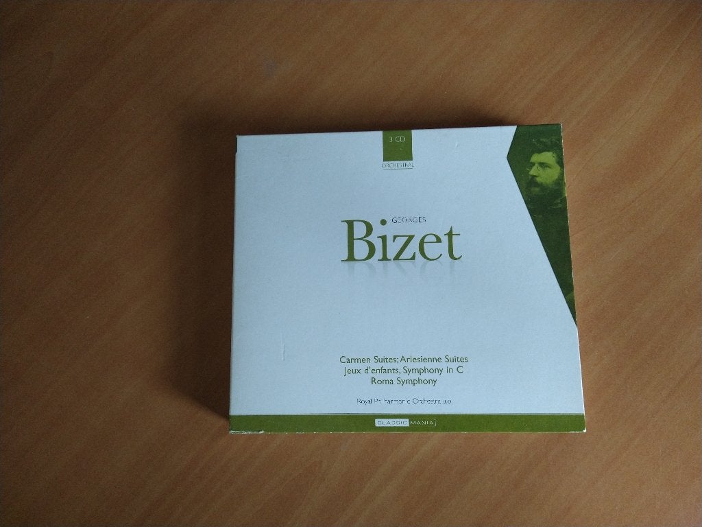 3-CD Georges Bizet. Carmen Suites; Arlesienne Suites, Ophalen of Verzenden, Barok, Zo goed als nieuw, Orkest of Ballet