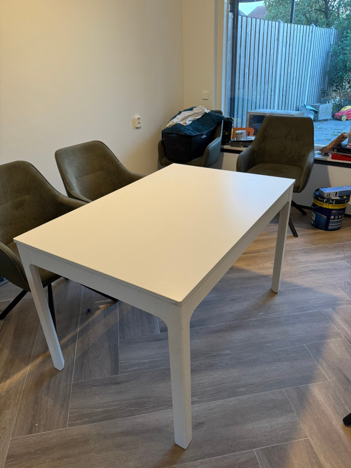Ikea ekedalen uitschuifbare tafel, Ophalen of Verzenden, Zo goed als nieuw, Rechthoekig, 50 tot 100 cm