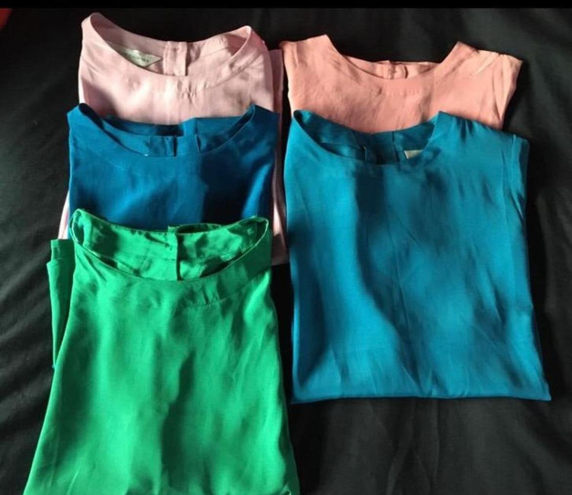 Christie&Jill Zijden unieke vintage blouses kleur Nieuwe, Kleding | Dames, Ophalen of Verzenden, Nieuw, Maat 38/40 (M), Meerkleurig
