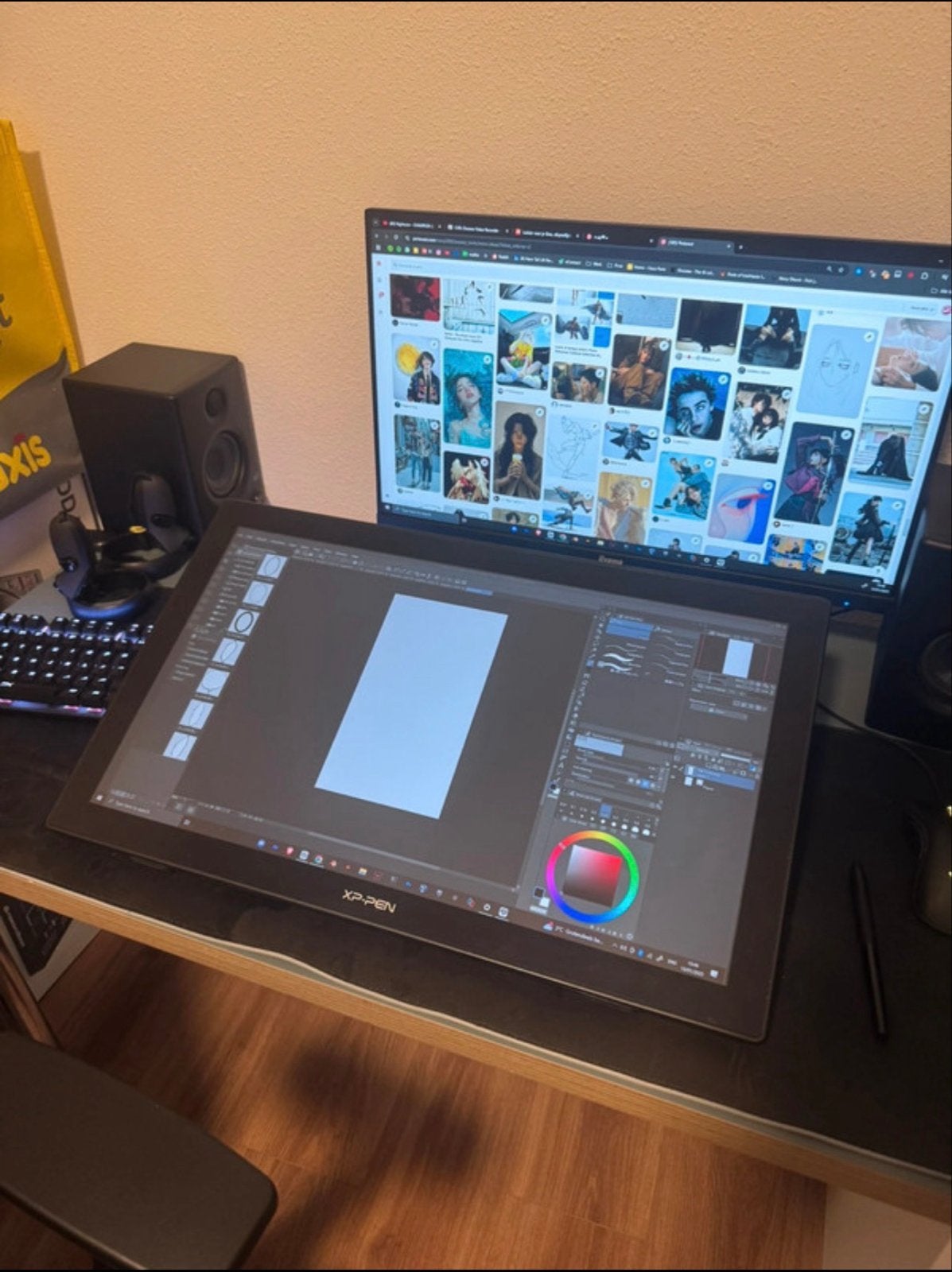 XP-Pen Artist 24 Pro Tekentablet met Scherm, Computers en Software, Tekentablets, Ophalen, Zo goed als nieuw, Bedraad