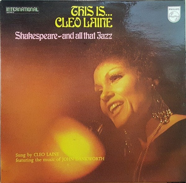 LP - Cleo Laine ‎– This Is... Cleo Laine - Shakespeare, And, 1960 tot 1980, Gebruikt, Ophalen of Verzenden, Jazz