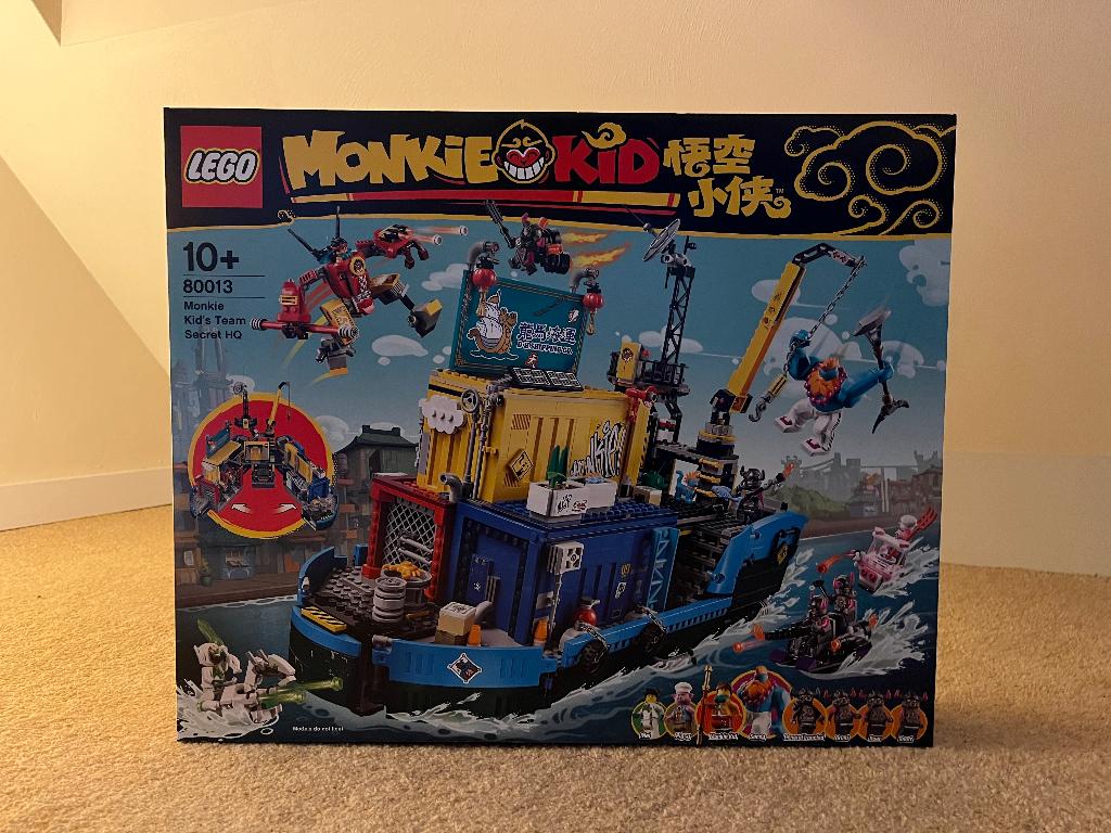 Lego Monkie Kid Team Secret HQ 80013 NIEUW en SEALED, Ophalen, Overige thema's, Lego, Nieuw