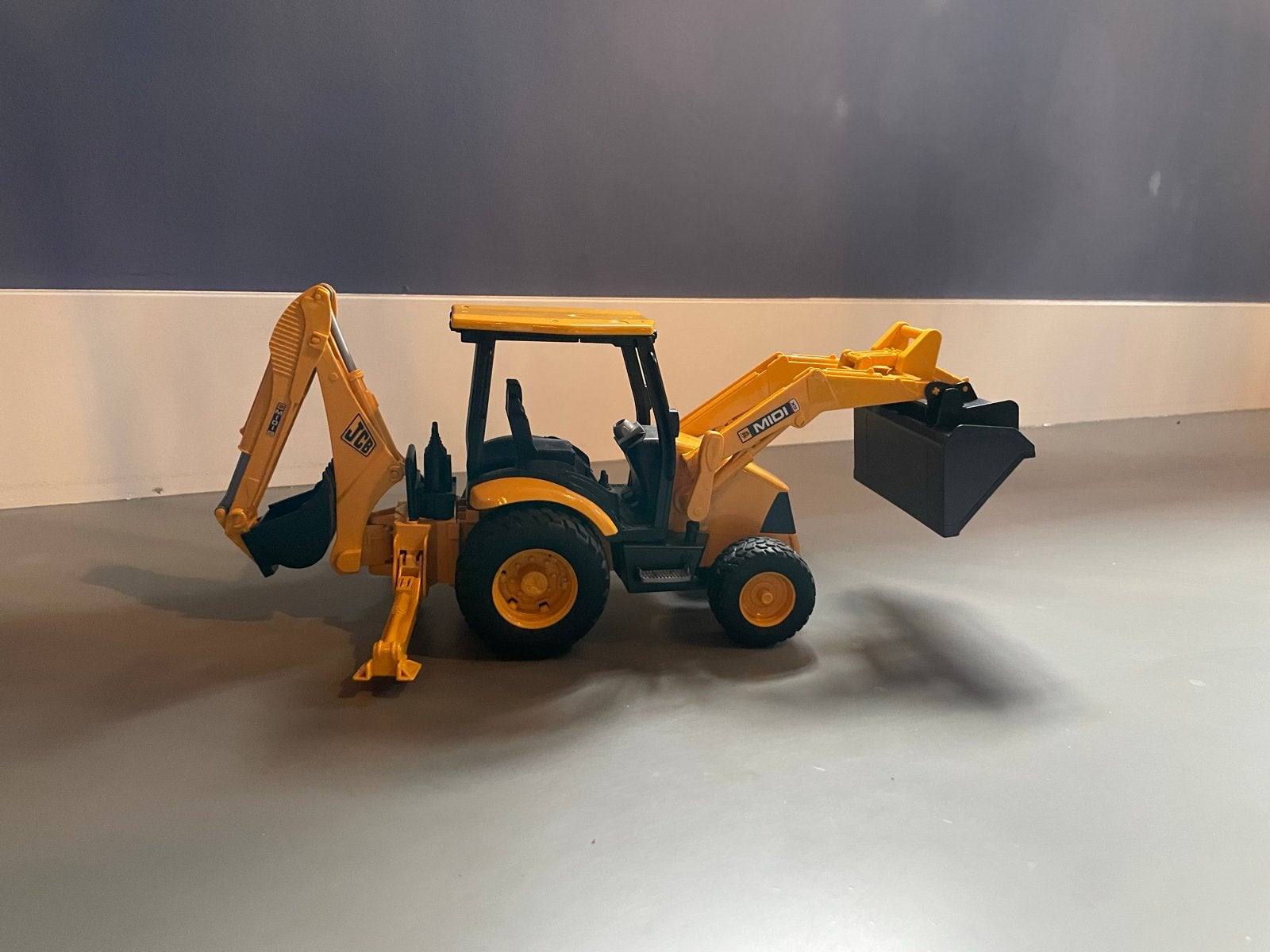 Bruder JCB Midi CX Combilader Speelgoed Graafmachine, Ophalen, Zo goed als nieuw
