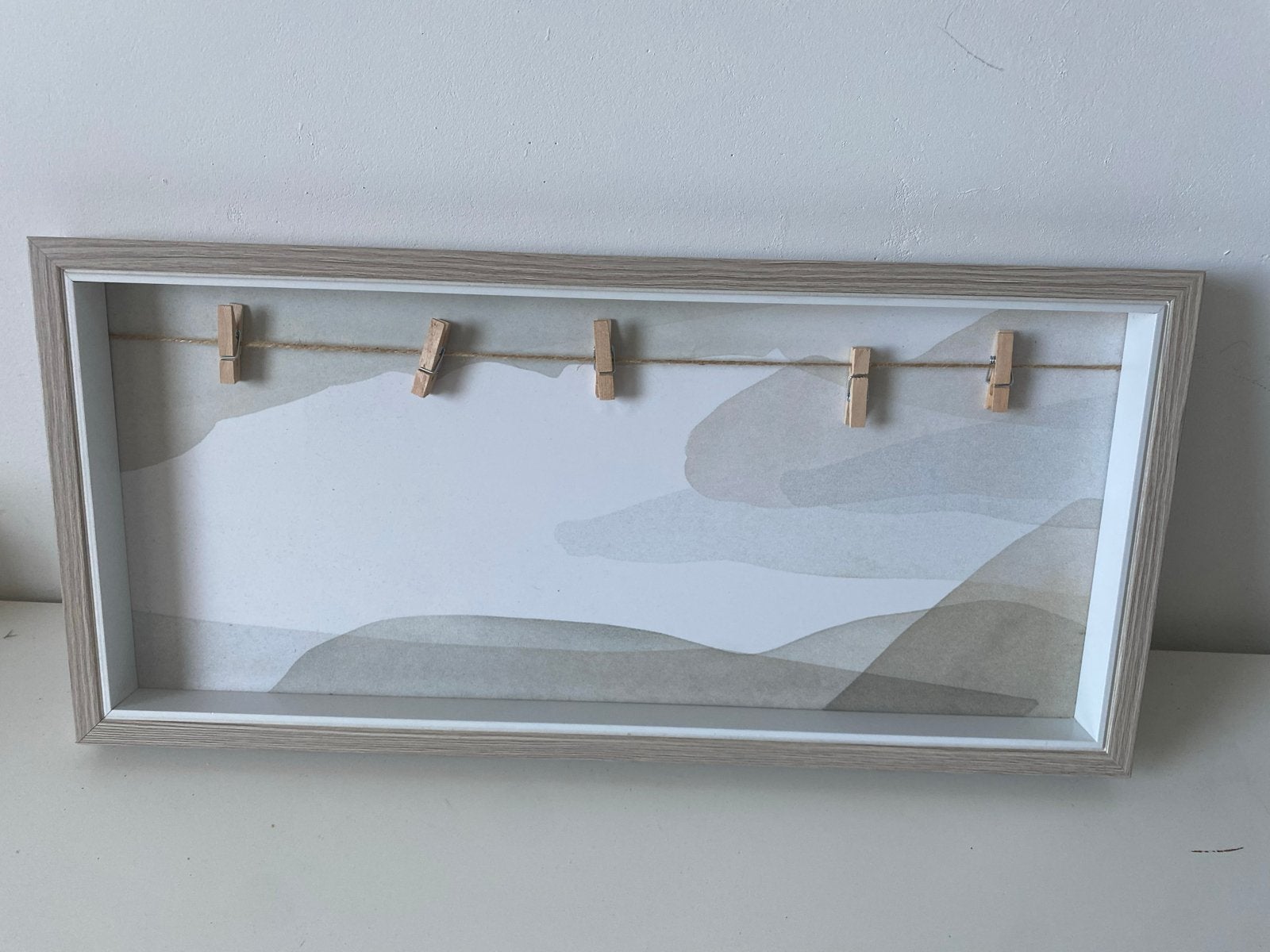 Fotolijst met wasknijpers voor foto's, 23 cm, 49 cm, Ophalen of Verzenden, Zo goed als nieuw