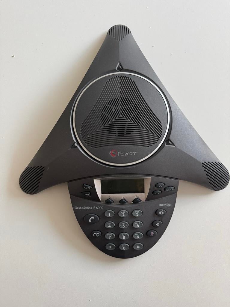 Polycom SoundStation IP 6000 Conferentietelefoon, Ophalen of Verzenden, Gebruikt, Telefoon