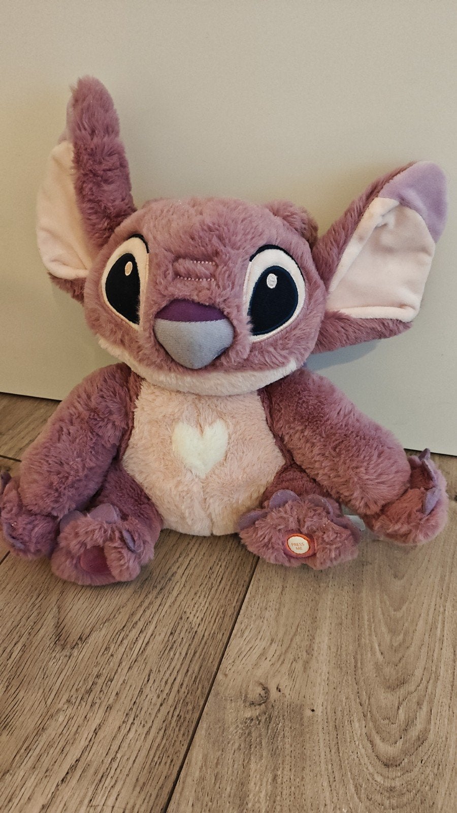Angel knuffel Lilo & Stitch Primark - lichtgevende wangen, Disney, Met licht, Overige typen, Ophalen of Verzenden