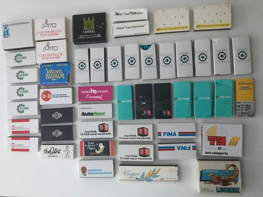 Grote collectie vintage luciferdoosjes - diverse merken, Ophalen of Verzenden, Nieuw, Luciferdoosjes of -merken