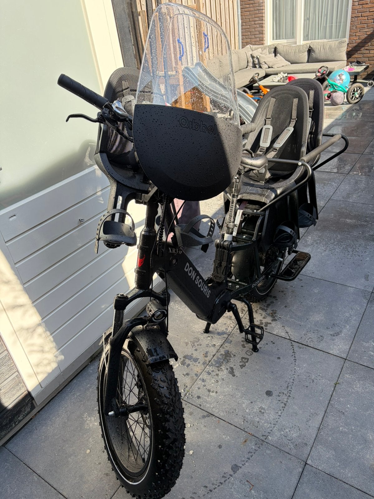 Don Souris Longtail Family 3 zit E-bike – Full Option +Alarm, Fietsen en Brommers, Overige merken, Ophalen of Verzenden, Zo goed als nieuw
