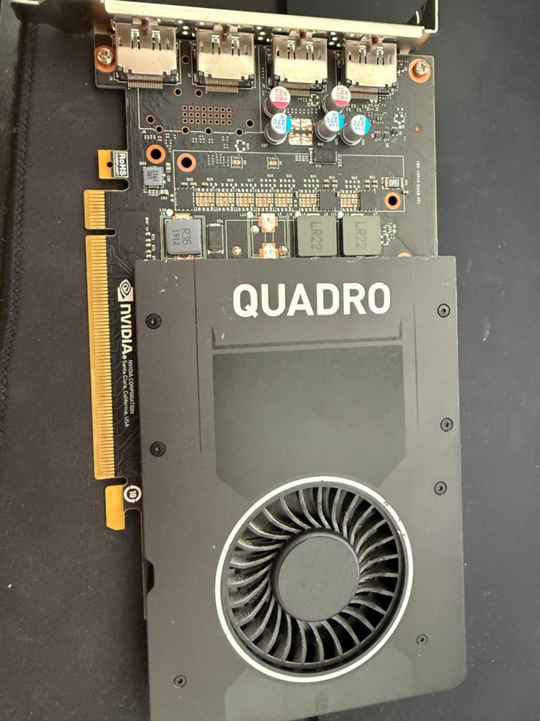 NVIDIA Quadro P2000 5gb, PCI-Express 3, Gebruikt, DisplayPort, Ophalen of Verzenden
