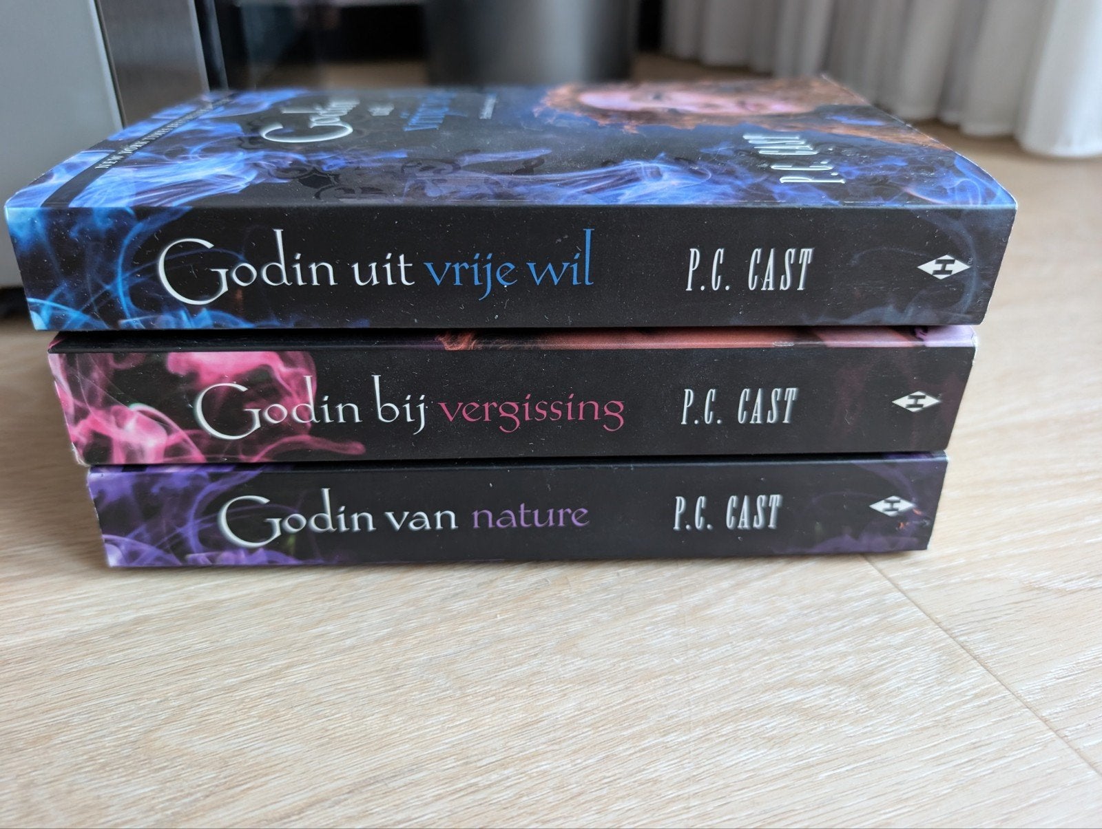 P.C. Cast - Partholon trilogie (3 boeken)godin van nature, Boeken, Ophalen of Verzenden, Gelezen, P.C. Cast