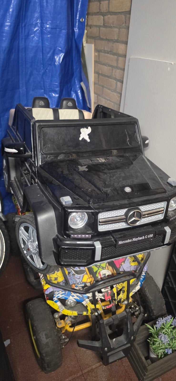 Mercedes-Maybach G 650 elektrische kinderauto, Ophalen