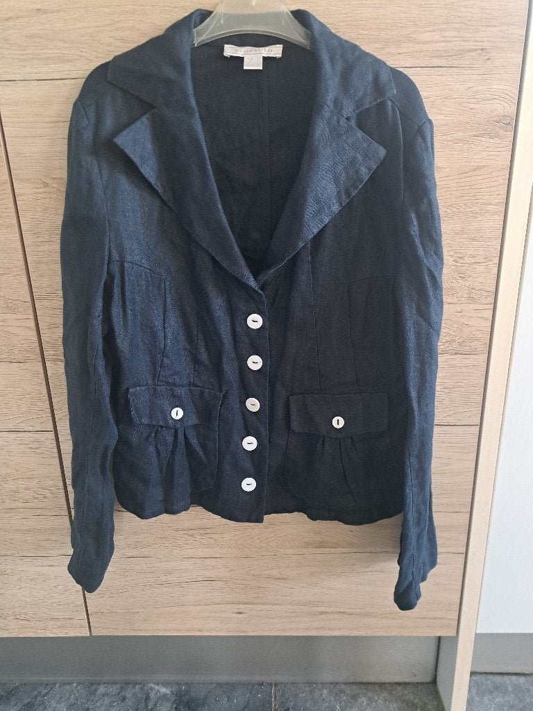 Blauwe blazer 40, Maat 38/40 (M), Blauw, Ophalen of Verzenden, Zo goed als nieuw