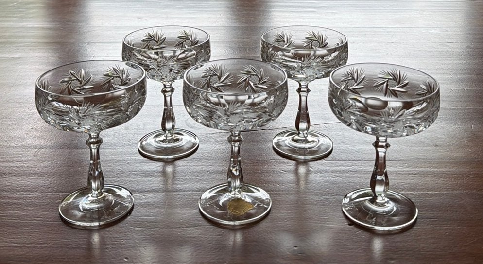 5 Joska kristallen cocktailcoupes, Verzamelen, Glas en Borrelglaasjes, Ophalen of Verzenden, Zo goed als nieuw, Overige typen