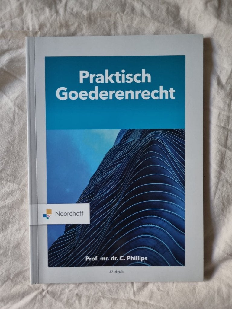 Praktisch Goederenrecht - 4e druk - Rechten, Boeken, Studieboeken en Cursussen, Nieuw, HBO, Alpha, Ophalen of Verzenden
