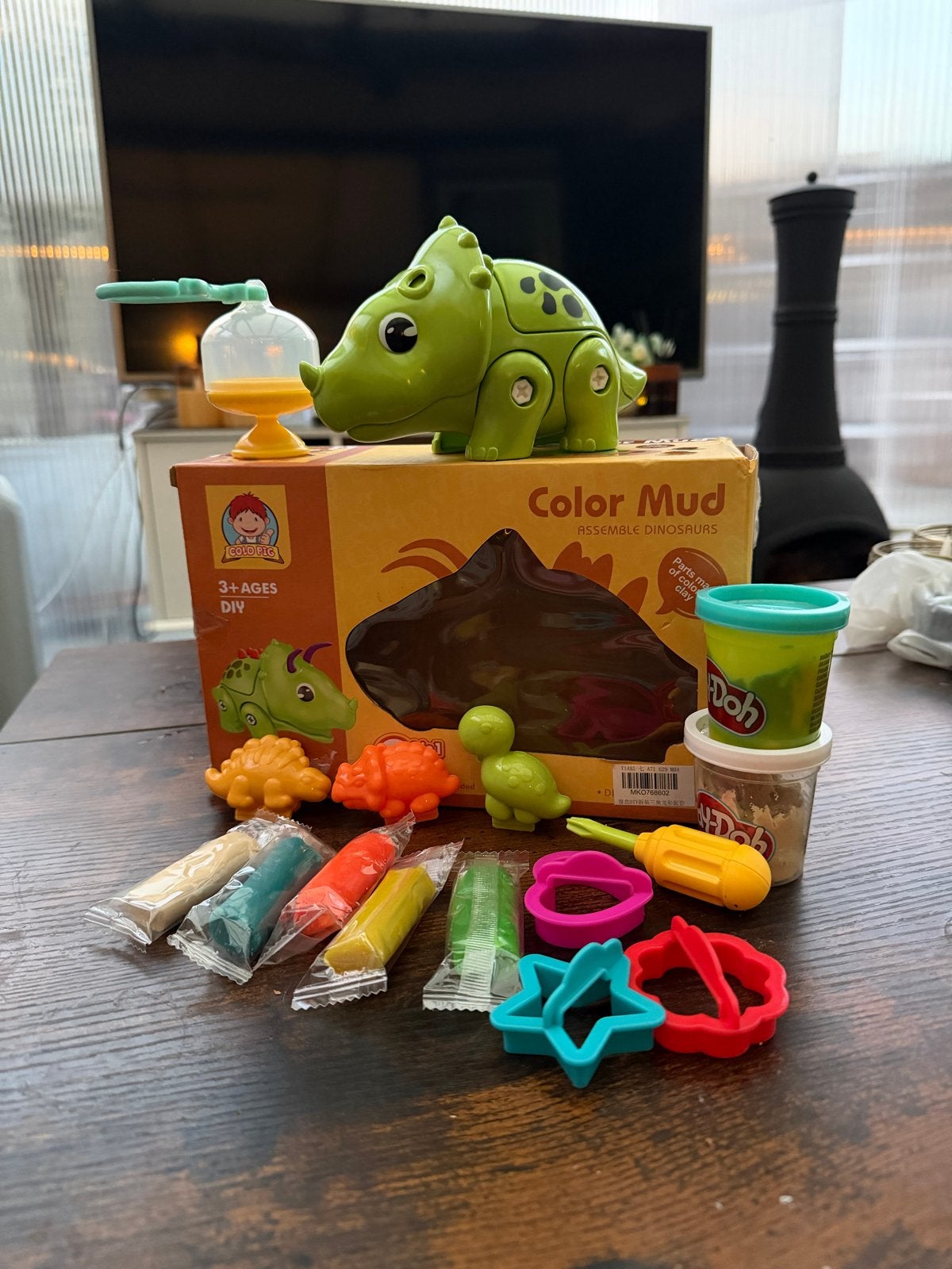 Color Mud Dinosaurussen Knutselset met Play-Doh, Kinderen en Baby's, Ophalen, Gebruikt, Knutselen
