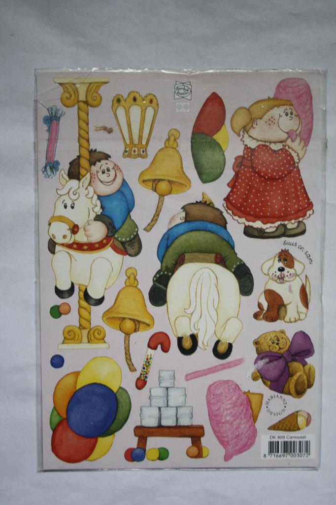 6 st. A5 knipvellen A5 3D marianne design 9961, Ophalen of Verzenden, Nieuw, Kind, Knipvel