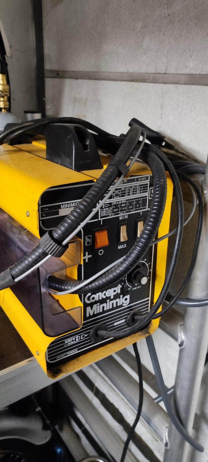 concept minimig lasapparaat, Doe-het-zelf en Verbouw, Ophalen, Gebruikt, Minder dan 150 ampère, Co2