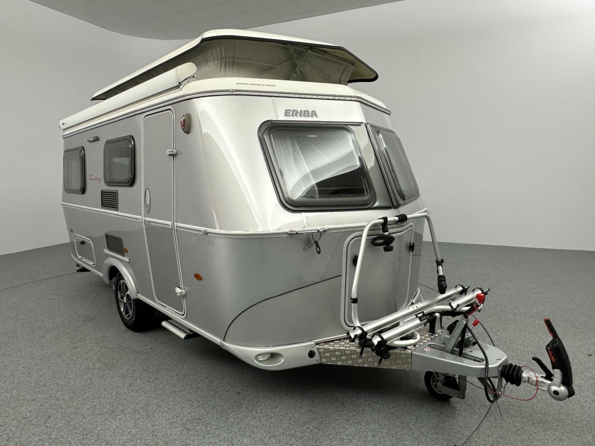 Eriba Touring Troll 540 GT Silver Cassetteluifel Mover, Caravans en Kamperen, Caravans, Hordeur, Bedrijf, Tot en met 3, 5 tot 6 meter
