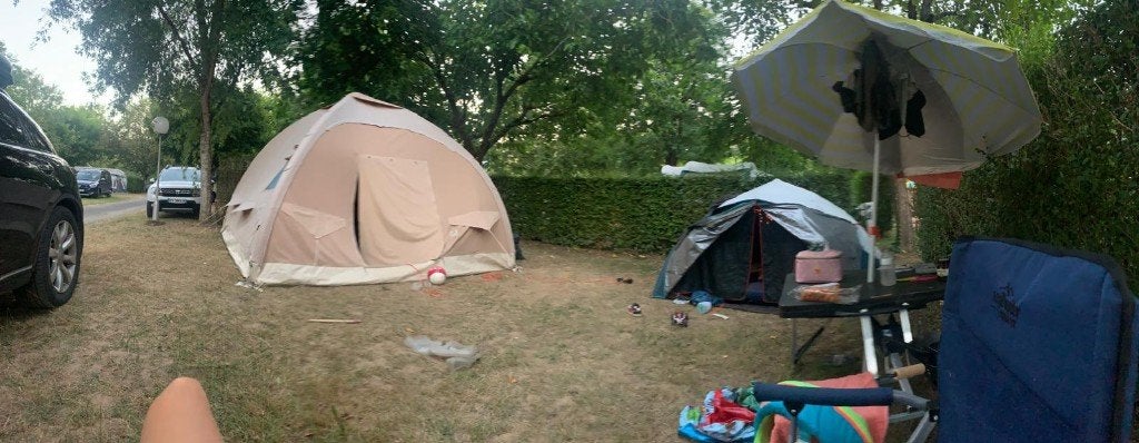 Karsten tent groot, Caravans en Kamperen, Tenten, tot en met 6, Gebruikt, Ophalen
