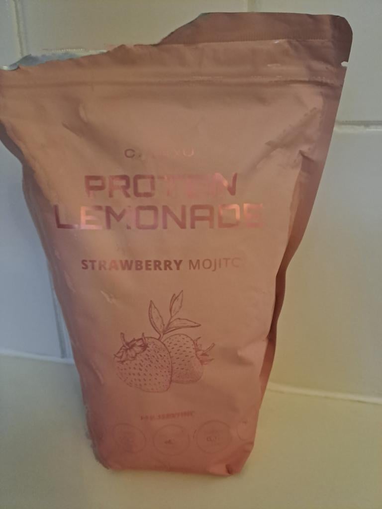 Yolanthe Cabau Protein Lemonade Strawberry Mojito, Sport en Fitness, Ophalen of Verzenden, Zo goed als nieuw, Poeder of Drank