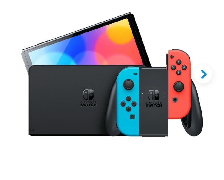 Nintendo Switch Oled - 6 maand oud - 1,5 jaar garantie, Ophalen of Verzenden, Zo goed als nieuw, Met 2 controllers, Switch OLED