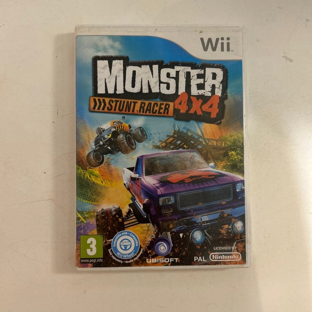 Monster 4x4 Stunt Racer | Wii, Spelcomputers en Games, Games | Nintendo Wii, Gebruikt, Racen en Vliegen, Ophalen of Verzenden