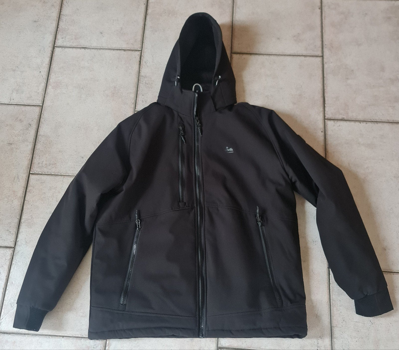 Kjelvik gevoerde winterjas maat 3XL, Zwart, Nieuw, Ophalen of Verzenden, Overige maten