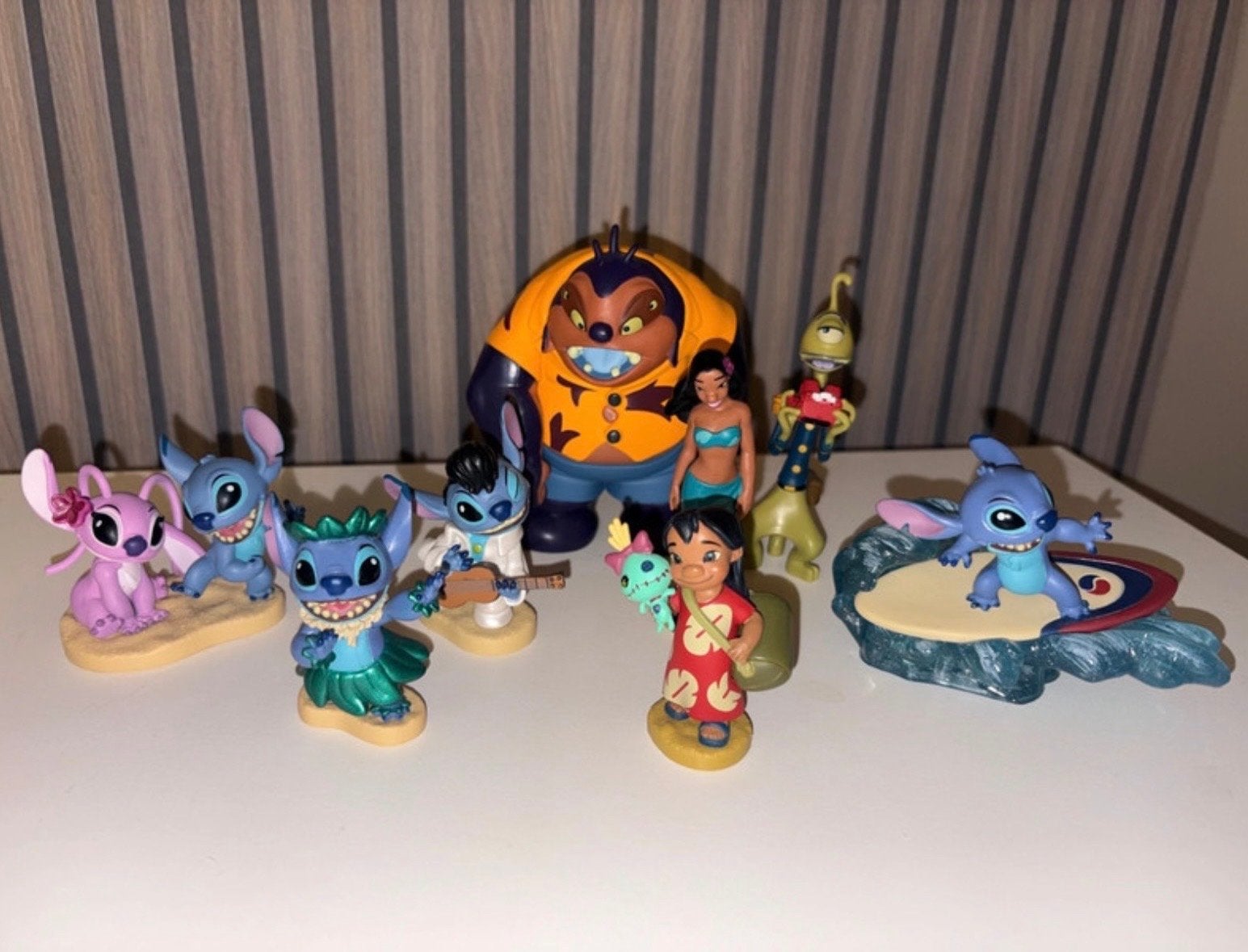 Disney Lilo & Stitch beeldjes set - Disneyland Parijs, Ophalen of Verzenden, Zo goed als nieuw