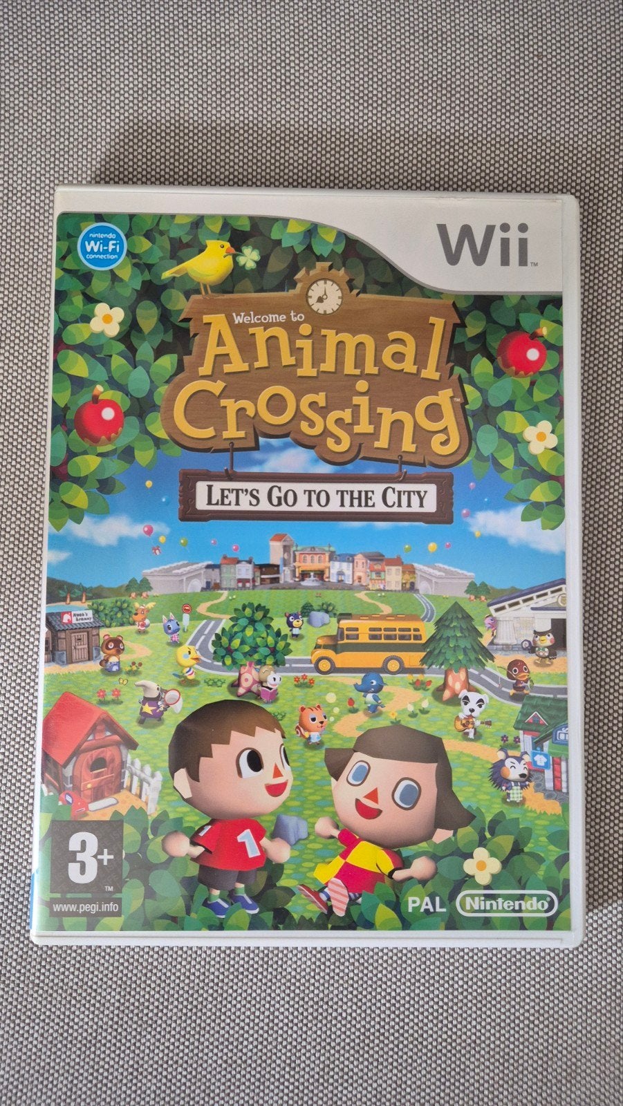 Animal Crossing: Let's Go To The City + Wii Speak Microfoon,, Spelcomputers en Games, Games | Nintendo Wii, 1 speler, Zo goed als nieuw