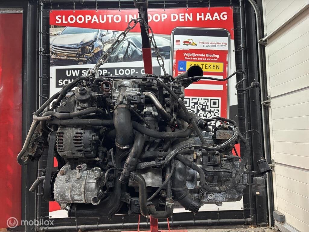 Tiguan Golf Audi (07-19) 2.0 TDI Complete Motor + Bak | CBAB, Auto-onderdelen, Gebruikt, Volkswagen, Ophalen of Verzenden, Volkswagen