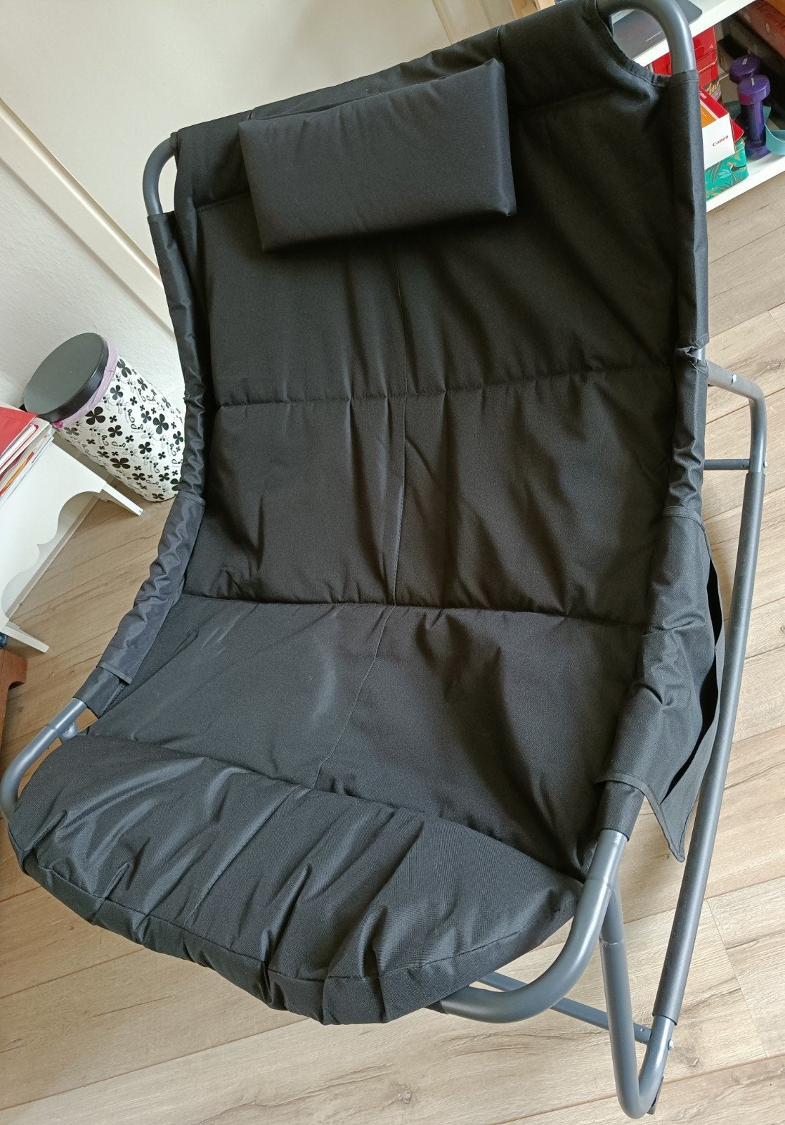 Relax lounge schommelstoel binnen of buiten, Ophalen, Zo goed als nieuw