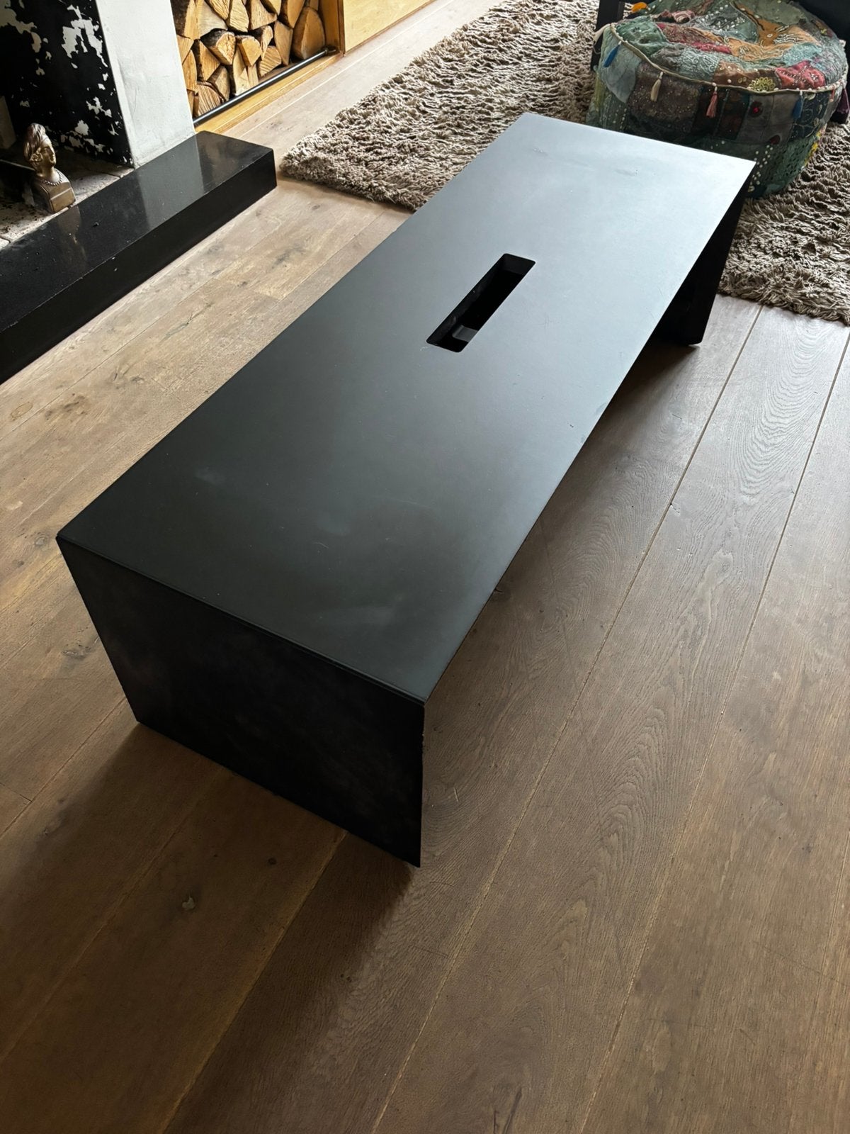 TV meubel zwart 120x42x36 (h) cm, Huis en Inrichting, Ophalen, 100 tot 150 cm, Zo goed als nieuw, Minder dan 100 cm