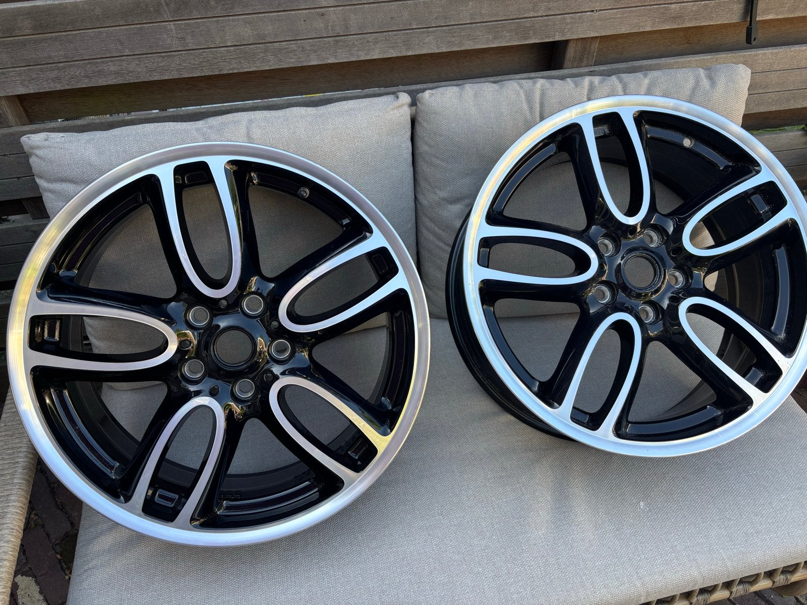 Mini JCW Course Spoke 19 inch velgen Countryman R60, Auto-onderdelen, Gebruikt, Velg(en), Personenwagen, Zomerbanden