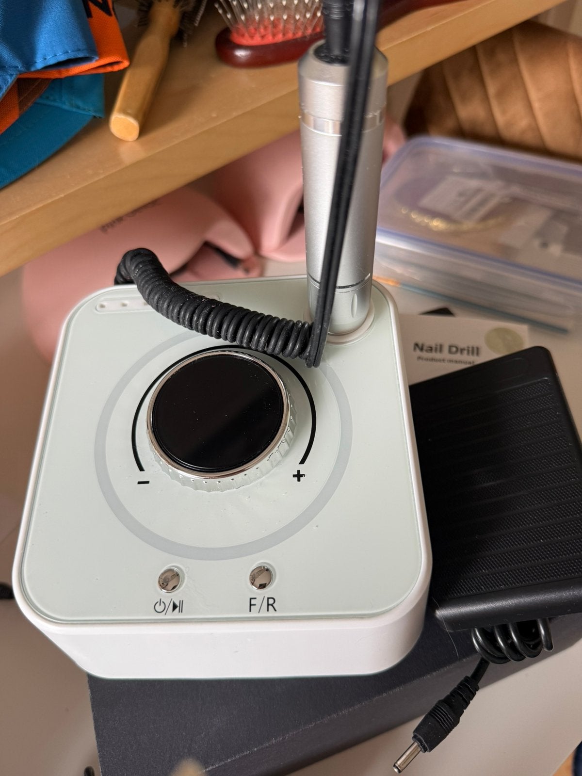 Electronische nagel vijl, Ophalen, Wit, Zo goed als nieuw, Handen en Nagels