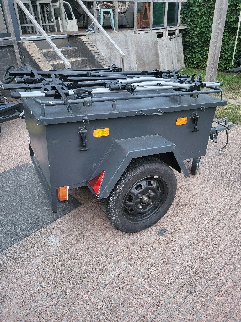 bagagewagen (huur €40 p. wk.), Ophalen, Gebruikt