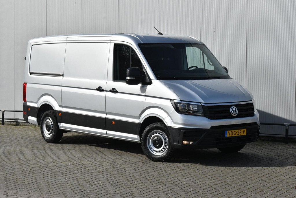 Volkswagen Crafter 2.0 TDI L3H2 Airco Navi Cruise PDC Apple, Voorwielaandrijving, Stof, Gebruikt, 4 cilinders
